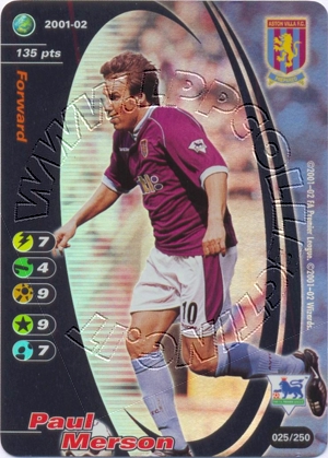 Astonvilla 2001/02 - Paul Merson