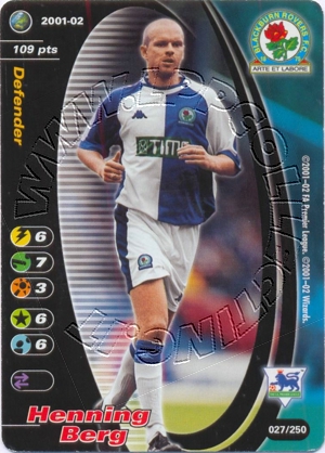 Blackburn 2001/02 - Henning Berg