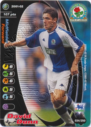 Blackburn 2001/02 - David Dunn