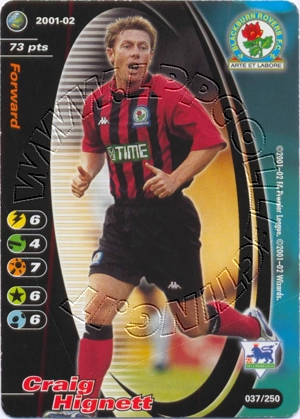 Blackburn 2001/02 - Craig Hignett