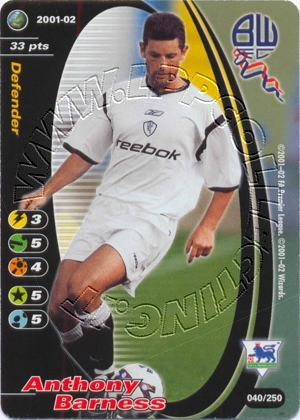 Bolton 2001/02 - Anthony Barness