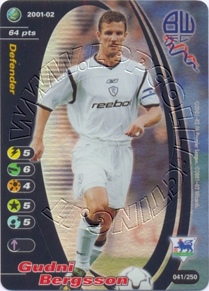 Bolton 2001/02 - Gudni Bergsson