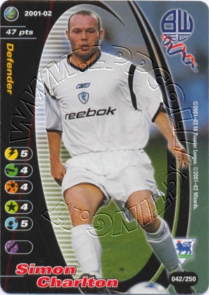 Bolton 2001/02 - Simon Charlton