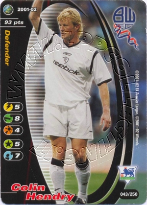 Bolton 2001/02 - Colin Hendry