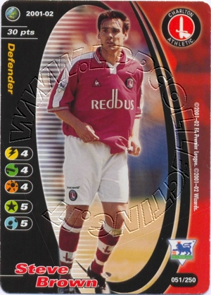 Charlton 2001/02 - Steve Brown