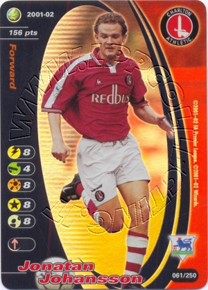 Charlton 2001/02 - Jonatan Johansonn