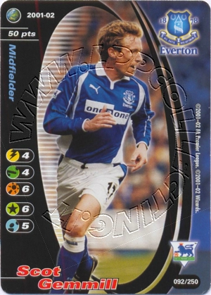 Everton 2001/02 - Scot Gemmill