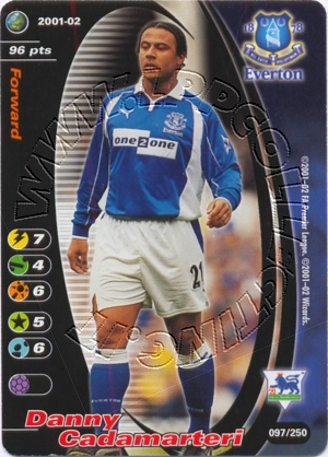 Everton 2001/02 - Danny Cadamarteri