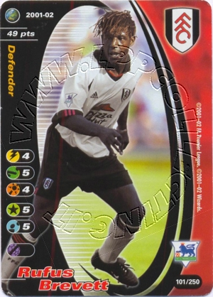 Fulham 2001/02 - Rufus Brevett