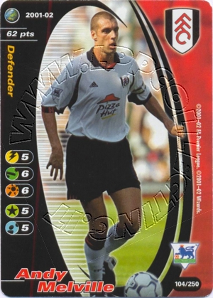 Fulham 2001/02 - Andy Melville