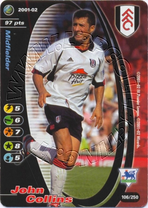 Fulham 2001/02 - John Collins