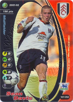 Fulham 2001/02 - Sean Davis