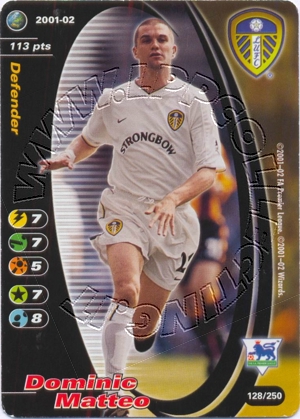Leeds 2001/02 - Dominic Matteo