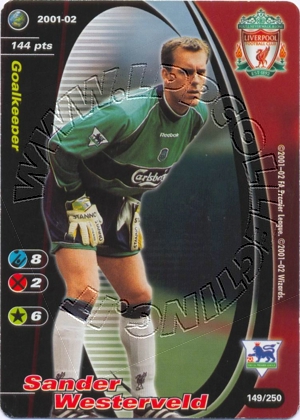 Liverpool 2001/02 - Sander Westervel