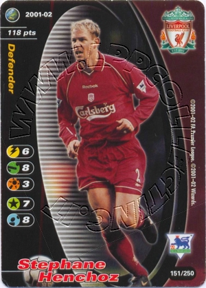 Liverpool 2001/02 - Stephane Henchoz