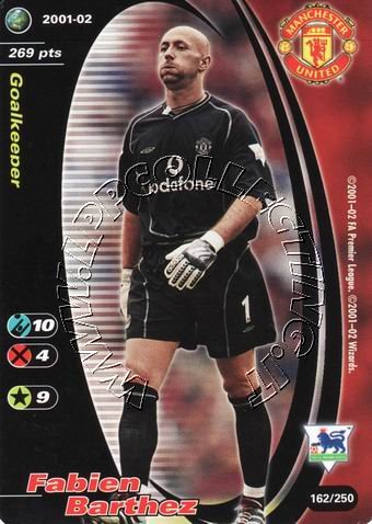 Manutd 2001/02 - Fabien Barthez
