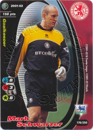 Middlesbrought 2001/02 - Mark Schwarzer