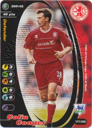 Middlesbrought 2001/02 - Colin Cooper