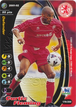 Middlesbrought 2001/02 - Curtis Fleming