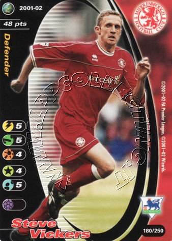 Middlesbrought 2001/02 - Steve Vickers