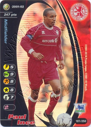 Middlesbrought 2001/02 - Paul Ince