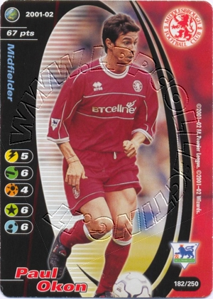 Middlesbrought 2001/02 - Paul Okon