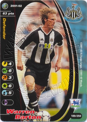Newcastle 2001/02 - Warren Barton