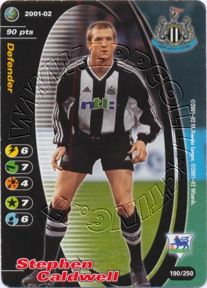 Newcastle 2001/02 - Stephen Caldwell
