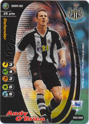 Newcastle 2001/02 - Andy O