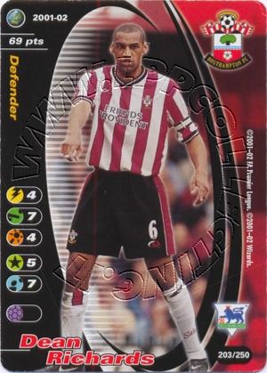 Southampton 2001/02 - Dean Richards