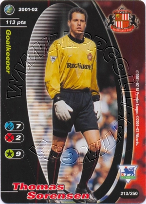 Sunderland 2001/02 - Thomas Sorensen