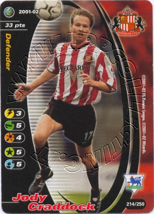 Sunderland 2001/02 - Jody Craddock
