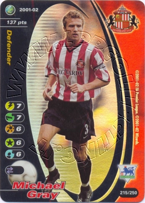 Sunderland 2001/02 - Michael Gray
