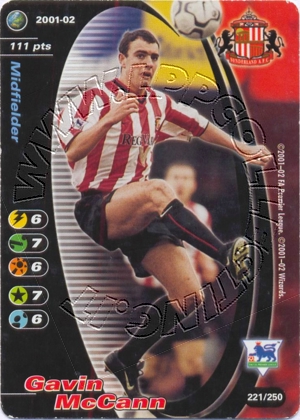 Sunderland 2001/02 - Gavin McCann