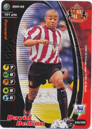 Sunderland 2001/02 - David Bellion
