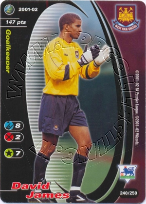 Westham 2001/02 - David James