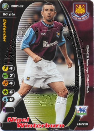 Westham 2001/02 - Nigel Winterburn