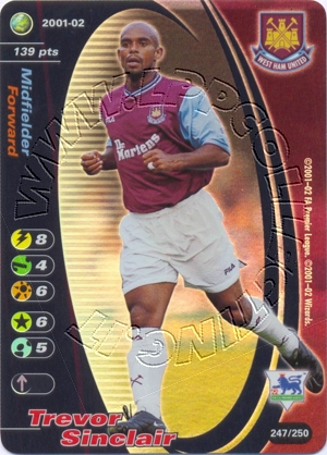 Westham 2001/02 - Trevor Sinclair