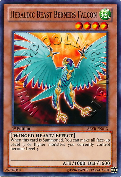 Heraldic Beast Berners Falcon