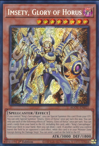 Imsety, Glory of Horus