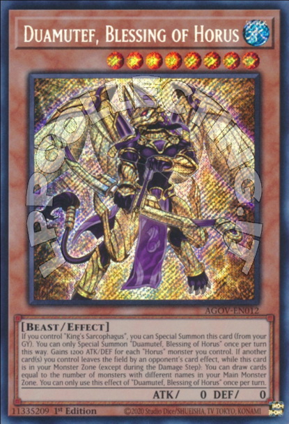 Duamutef, Blessing of Horus