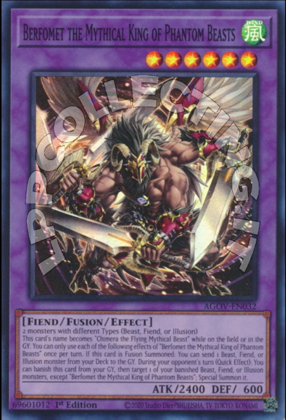 Berfomet the Mythical King of Phantom Beasts