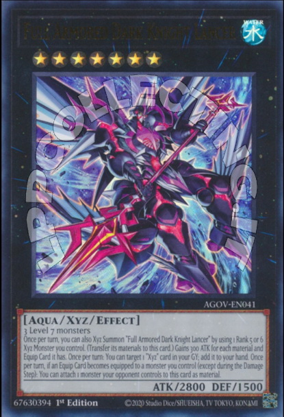Full Armored Dark Knight Lancer