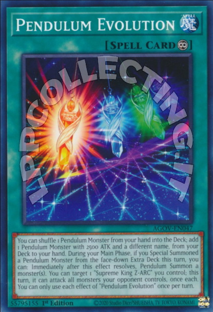Pendulum Evolution