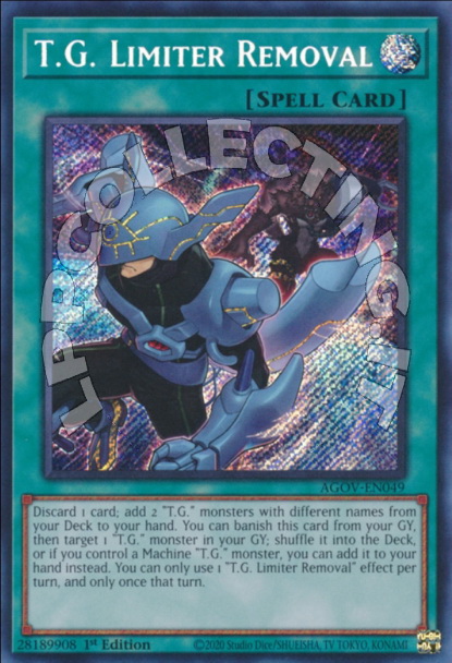 T.G. Limiter Removal