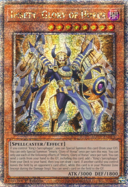 Imsety, Glory of Horus