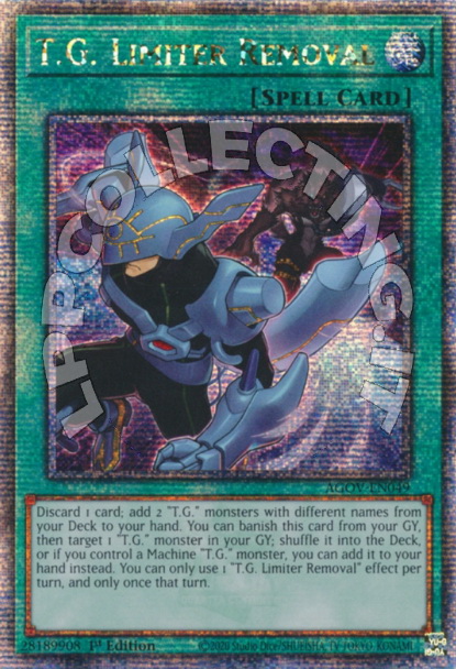 T.G. Limiter Removal