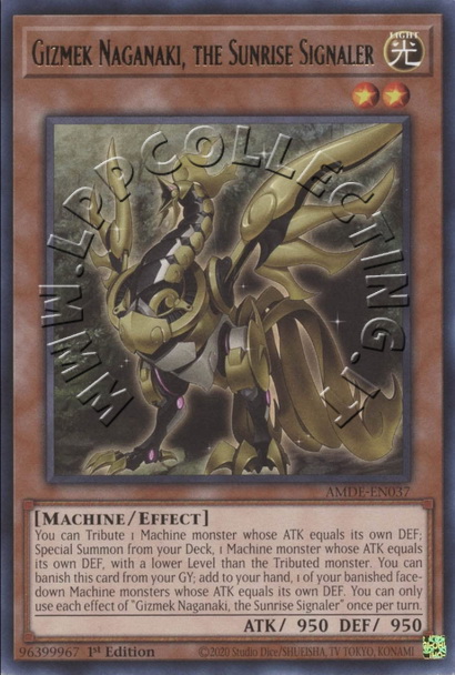 Gizmek Naganaki, the Sunrise Signaler 