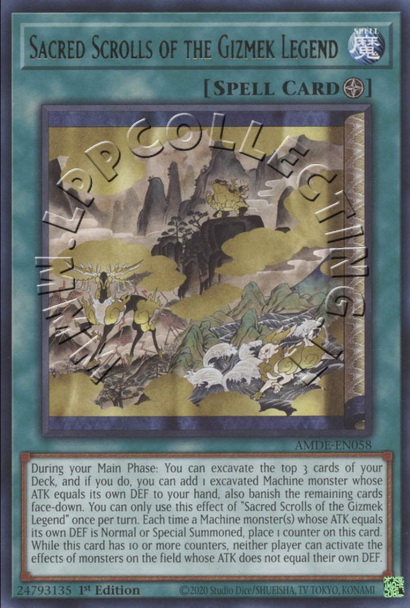Sacred Scrolls of the Gizmek Legend 