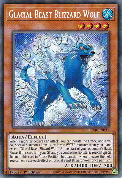 Glacial Beast Blizzard Wolf